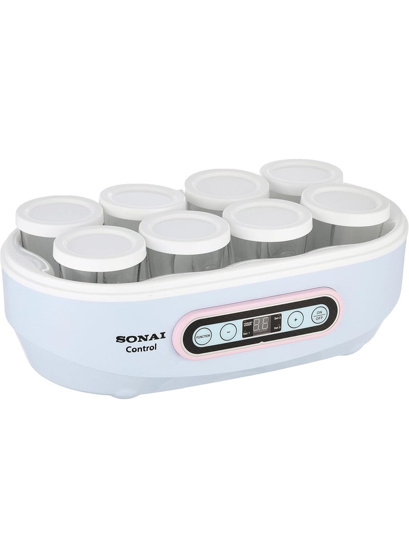 Sonai yogurt Maker , 8 Glass Jar, 20 Watt - Image 2